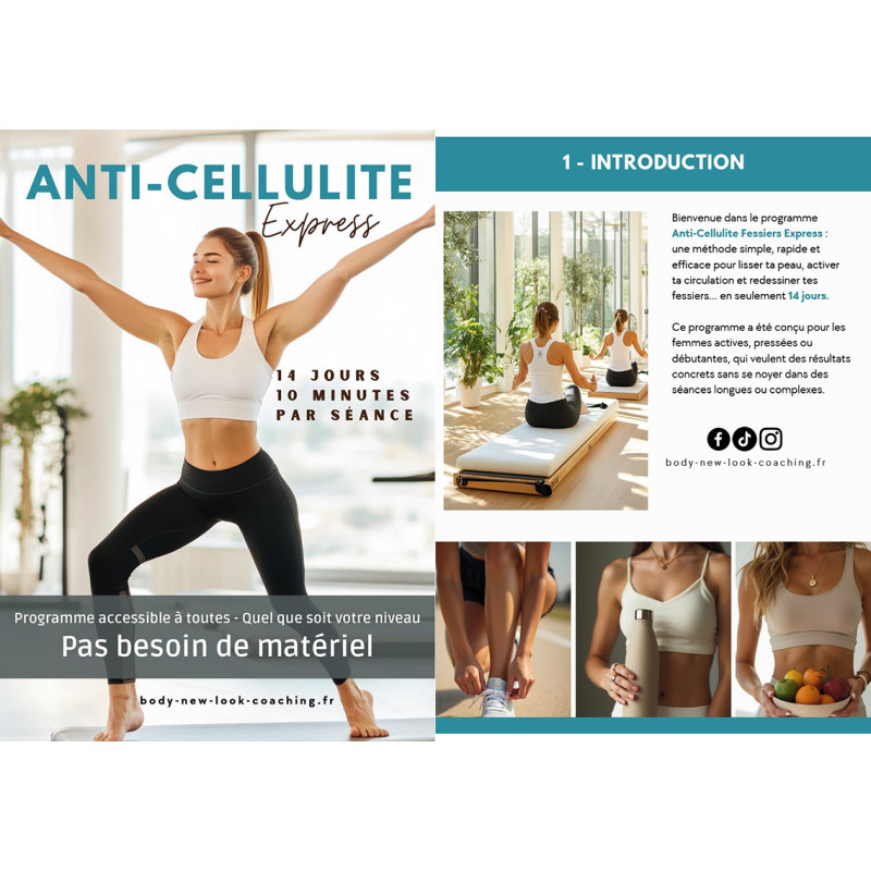 Programme Anti-cellulite Fessiers Express - 14 Jours