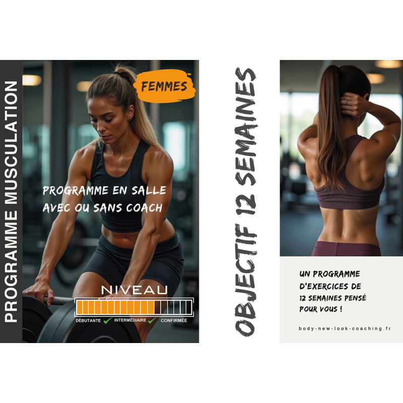 Musculation en Salle - Femmes débutantes/intermédiaires
