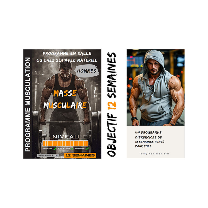 Musculation Salle - Hommes confirmés - 12 Semaines