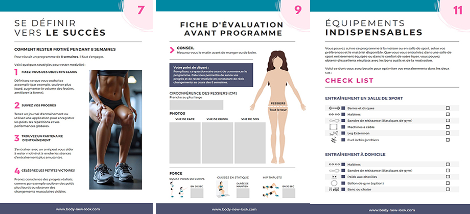 Programme de Musculation - Booty Sculpt - 8 Semaines